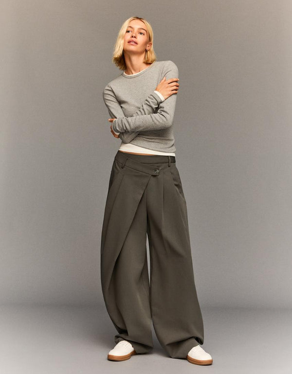 Draperad Byxa med Stil