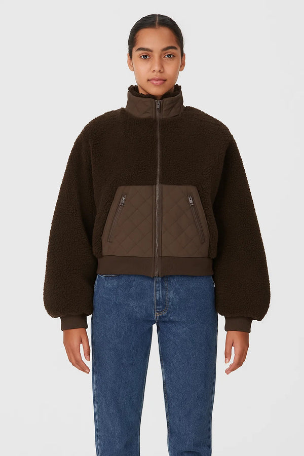 Teddy Kappa Kort Bomberstil