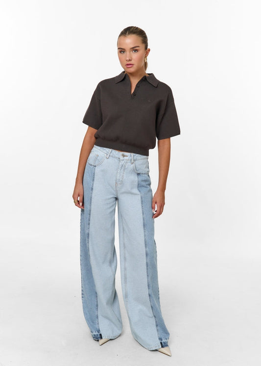 Stiliga Bicolor Jeans